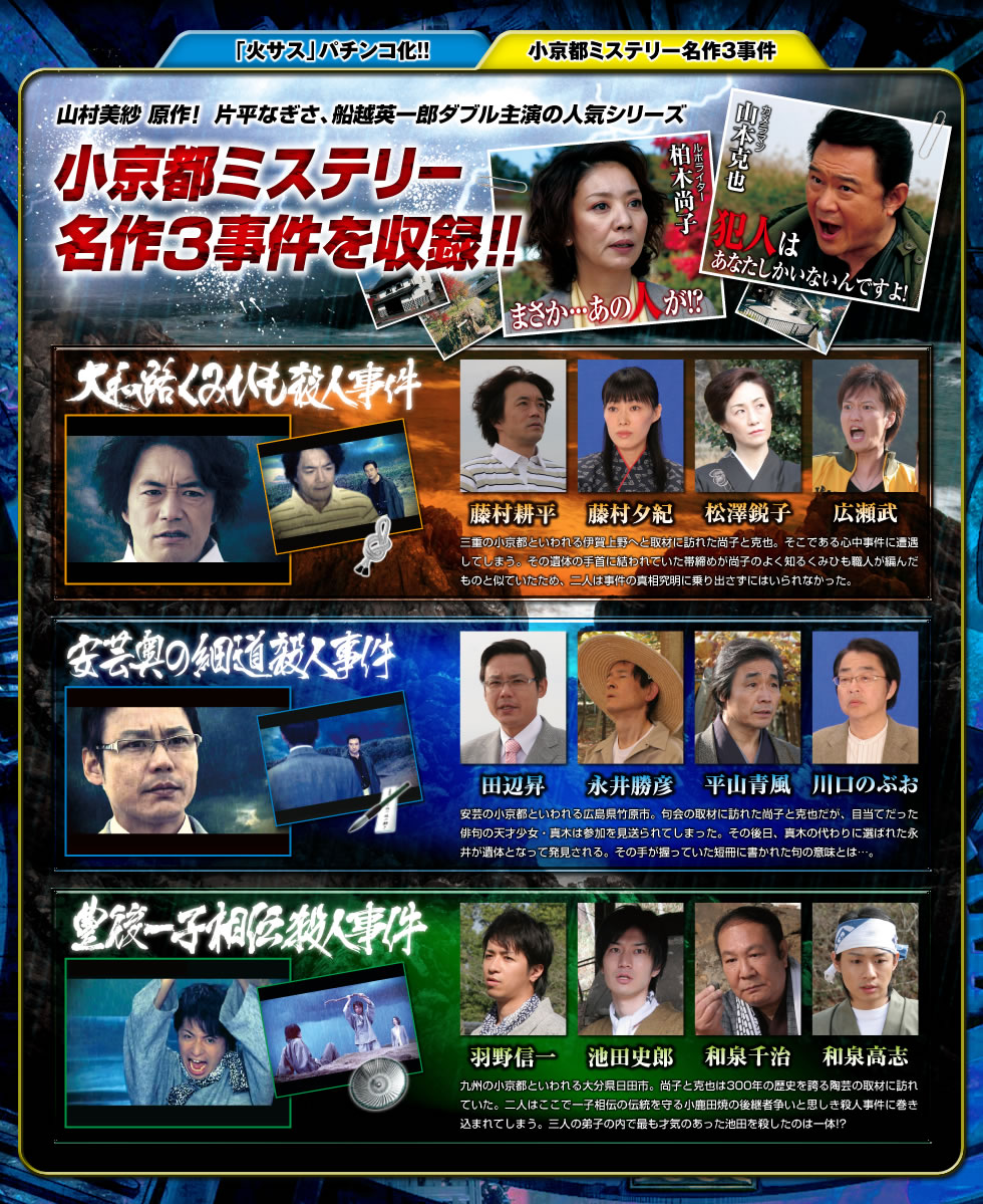 CR火曜サスペンス劇場 パチンコ・パチスロメーカーのタイヨーエレック製品情報サイト